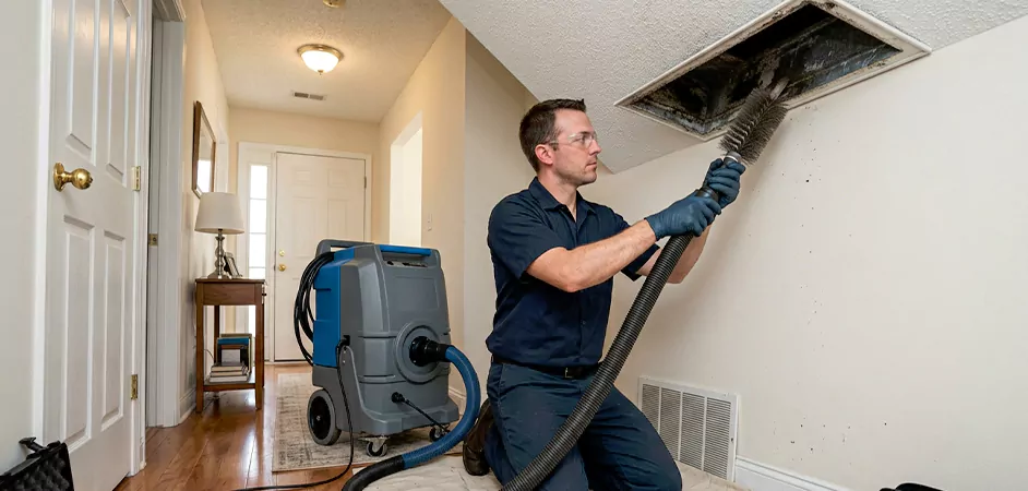 Mold-Affected Duct Deep Cleaning in Longview